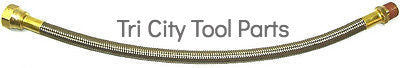 110515-050 Quincy Air Compressor Discharge Tube - Stainless Steel Braided