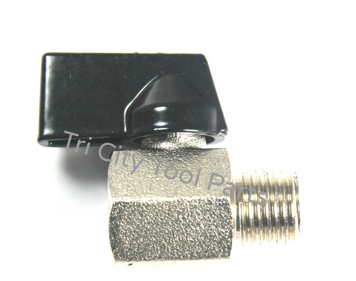 132BV  Rolair OEM Air Compressor Tank Drain Cock  1/4" NPT Ball Valve Drain