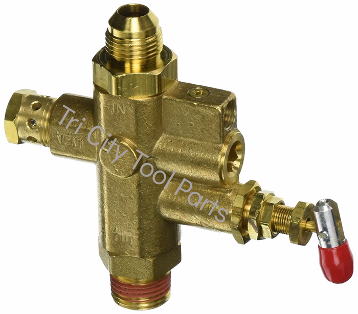 18063 Ridgid Air Compressor Unloader Valve with Flare Fitting - GP90135, GP90135A