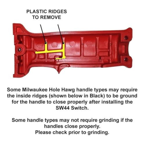 23-66-1020 Replacement Milwaukee HOLE HAWG Switch Replaces PT# 23-66-1020