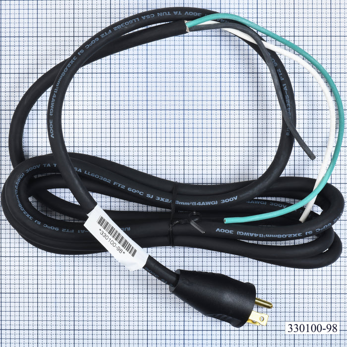 330100-98 DEWALT / Black & Decker Power Tool Cord Set  14/3 X 9FT HD OEM Cord Set