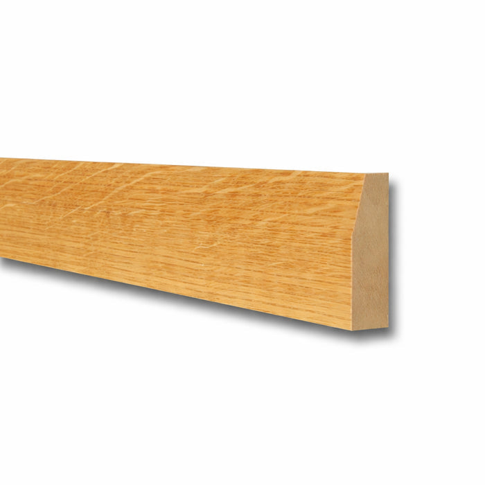 White Oak Veneered Bevelled Architrave on a white background