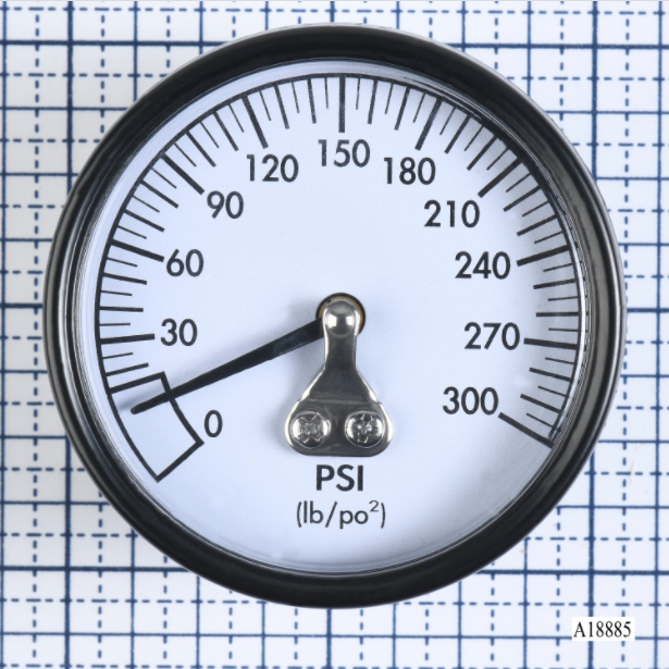 A18885 DeWalt Air Compressor Gauge  2"  300psi 1/4" Back Mount