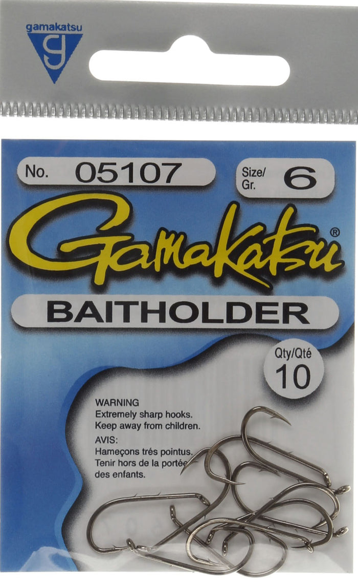 Baitholder Worm Hook - 10/PK