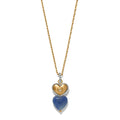 This Brighton One Heart Duo Heart Petite Necklace Features a charming duo-heart design, this petite necklace creates a graceful and meaningful look without overpowering your outfit.