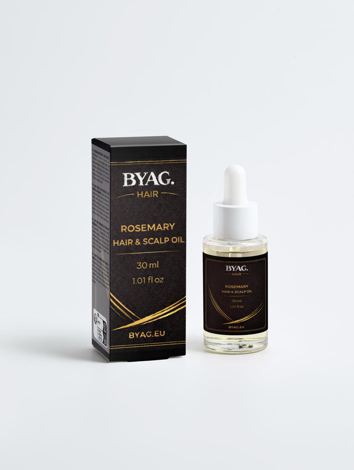 BYAG. Herren Rosmarin Haar- und Kopfhautöl – Produktbild 1