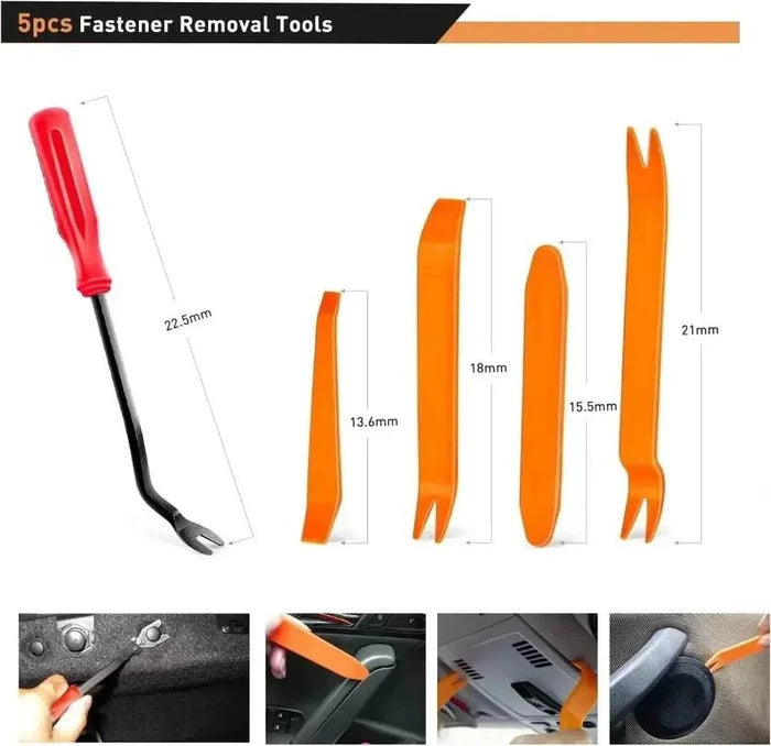 Car Bumper Retainer Fastener Kit Fender Rivet Clips - Autoxmatch