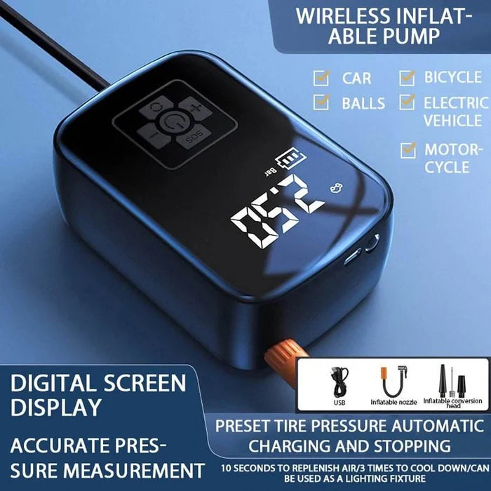 Car Portable Wireless Tire Inflator - Autoxmatch