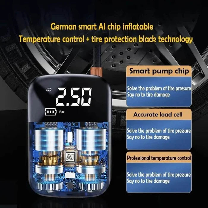 Car Portable Wireless Tire Inflator - Autoxmatch