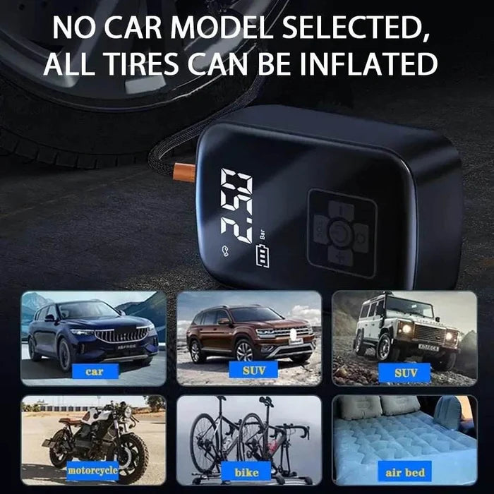Car Portable Wireless Tire Inflator - Autoxmatch