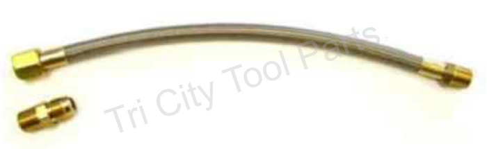 EMG145NC Emglo Compressor Steel Braided Aftercooler Line Replaces 610-1078 Pre 1992
