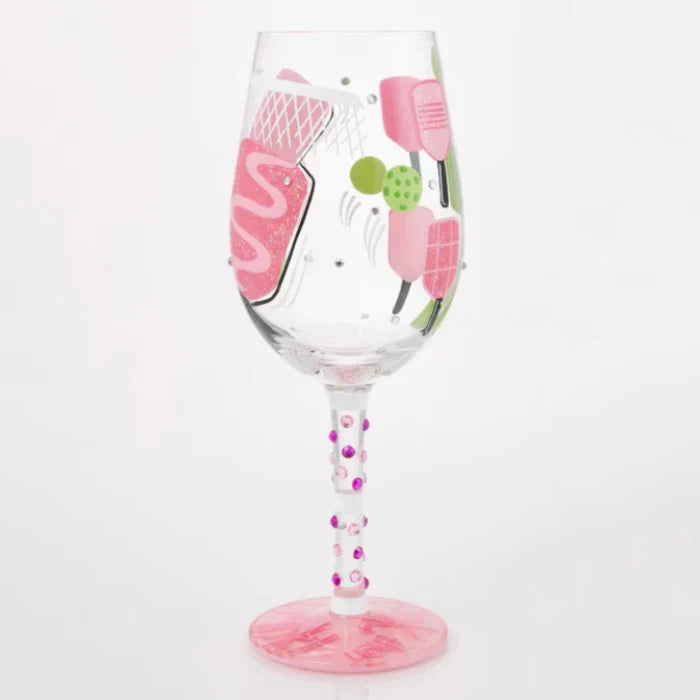 Dink then Drink Wine Glass