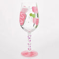 Dink then Drink Wine Glass