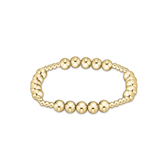 enewton design : Classic Blissful Pattern 3mm Bead Bracelet - 6mm Gold - enewton design : Classic Blissful Pattern 3mm Bead Bracelet - 6mm Gold