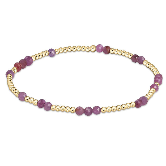 enewton design : Hope Unwritten Gemstone Bracelet - Ruby - enewton design : Hope Unwritten Gemstone Bracelet - Ruby