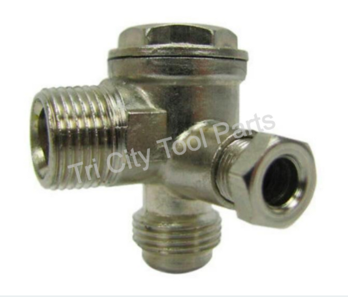FC347043000 Air Compressor Check Valve 90deg. Rolair Bull Models