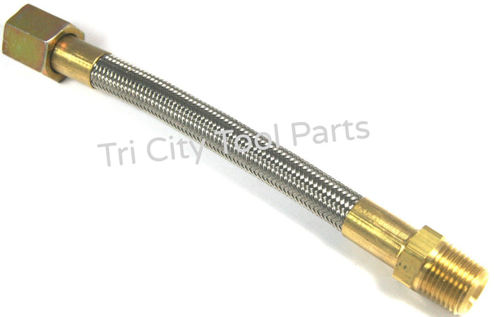 FDT9.5 / 145F Rolair Air Compressor Steel Braided Discharge line 4090HK17 1040HK18