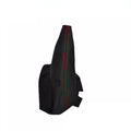 For Chevy Corvette C6 2005-2013 Genuine Leather Parking Brake Boot Cover In Red Stitch