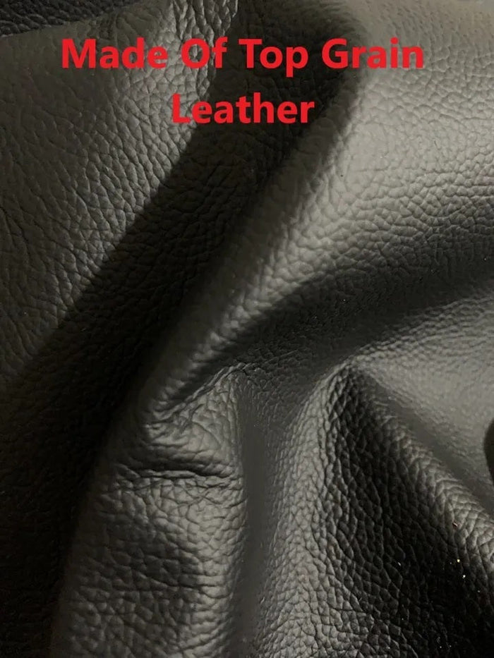 For Chevy Corvette C6 2005-2013 Genuine Leather Parking Brake Boot Cover In Red Stitch