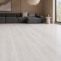 Fresco Snow Gloss laminate flooring in a modern home living room setting.