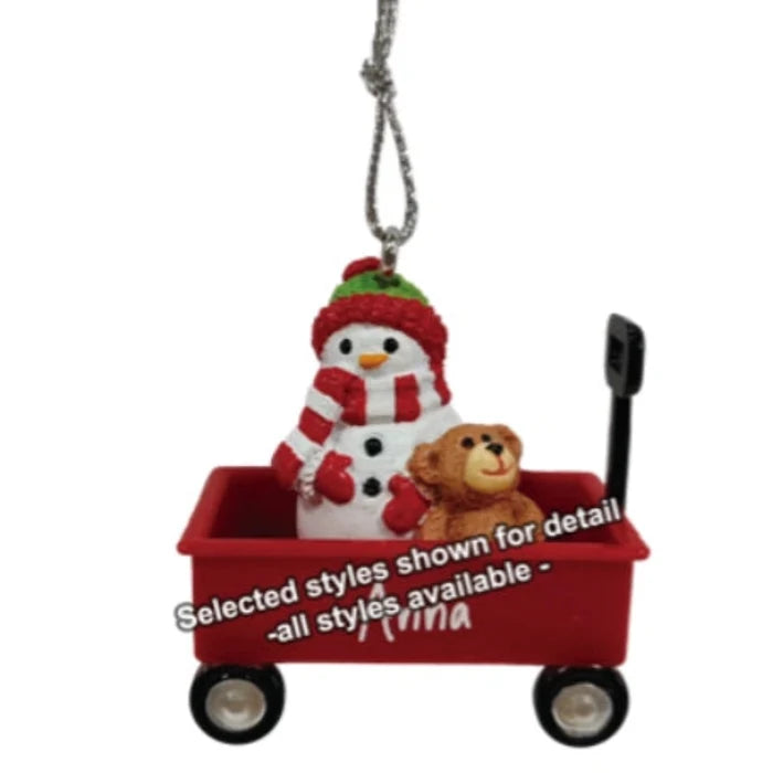 This charming Ganz Amber Christmas Ornament keepsake brings festive style and warmth to your Christmas tree.