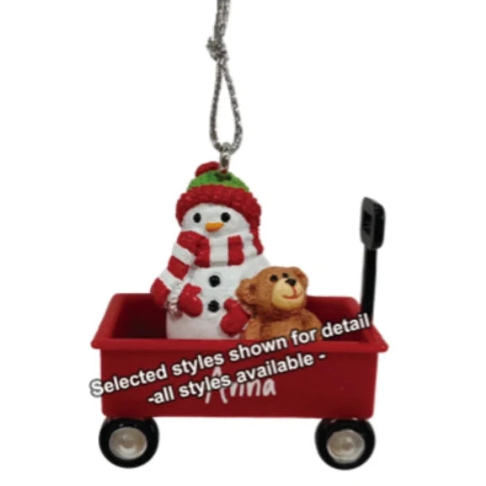 This delightful Ganz Andrew Christmas Ornament adds character to your Christmas tree while creating a personalized holiday display.