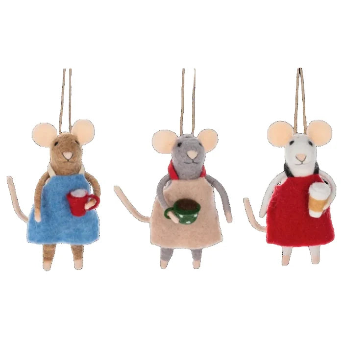They make thoughtful gifts for coffee lovers, baristas, and ornament collectors. Enjoy these charming ornaments every holiday season.