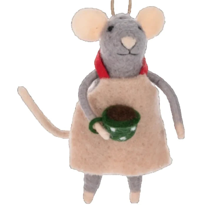 They make thoughtful gifts for coffee lovers, baristas, and ornament collectors. Enjoy these charming ornaments every holiday season.