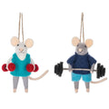 They make great gifts for fitness enthusiasts, friends, and ornament collectors. Enjoy these cheerful ornaments every holiday season.