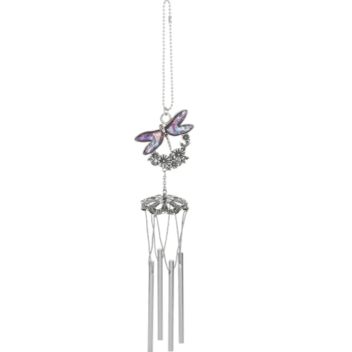 Ganz Kaleidescope Garden Mini Windchimes 12-piece set featuring colorful garden-inspired designs for outdoor decoration, patios, balconies, and garden spaces.