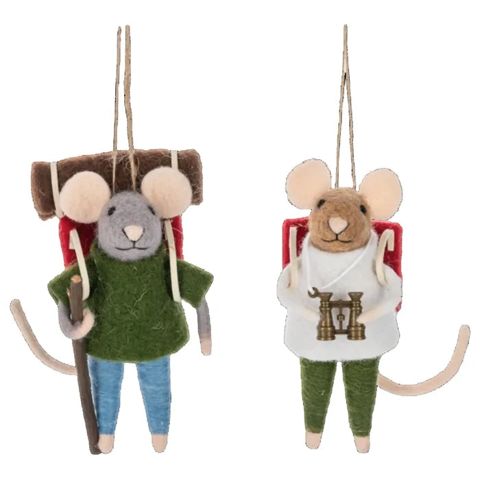 They make thoughtful gifts for hikers, nature lovers, and ornament collectors. Enjoy these charming ornaments every holiday season.