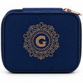 This H & H Gifts Personalised Jewellery Box features a beautiful “G” monogram design made just for her.