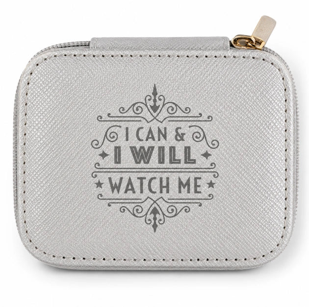 H & H Gifts : Personalised Jewellery Box - I Can & I Will, Watch Me
