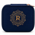 This H & H Gifts Personalised Jewellery Box features a beautiful “R” monogram design made just for her.