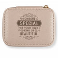 This H & H Gifts Personalised Jewellery Box combines heartfelt sentiment with practical elegance.