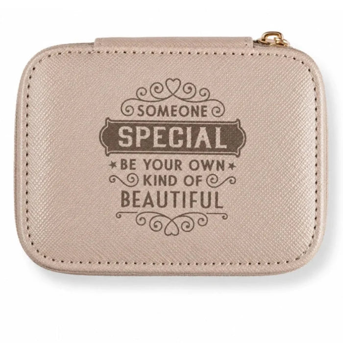This H & H Gifts Personalised Jewellery Box combines heartfelt sentiment with practical elegance.