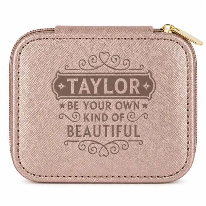 Celebrate someone special with the H & H Gifts Personalised Jewellery Box – Taylor.