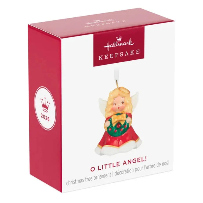 2026 Hallmark Keepsake O Little Angel ornament packaging box