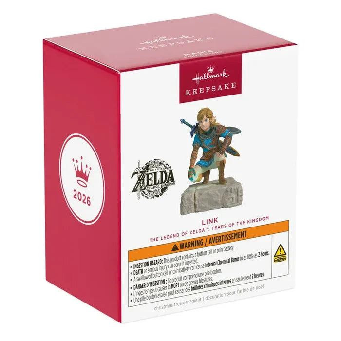 Hallmark : 2026 Keepsake Nintendo The Legend of Zelda™: Tears of the Kingdom Link Musical Ornament With Light (184)