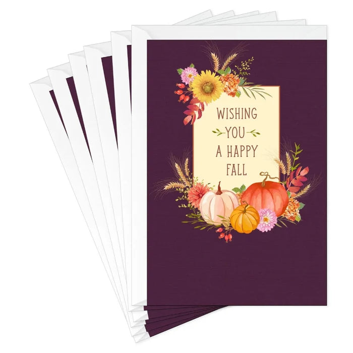 This Hallmark Best Part of This Beautiful Season Fall Cards set helps you share warm seasonal greetings with the people you care about.