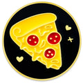 Pizza My Heart Metal Pocket Token