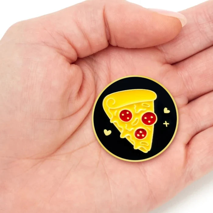 Pizza My Heart Metal Pocket Token