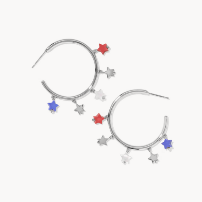 Kendra Scott :Camila Silver Hoop Earrings