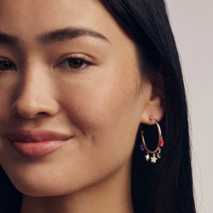 Kendra Scott :Camila Silver Hoop Earrings