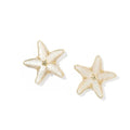 Parker Starfish Gold Stud Earrings