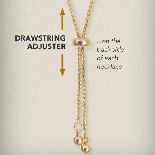 Layers : Silver Two-Tone Mini Ball Necklace