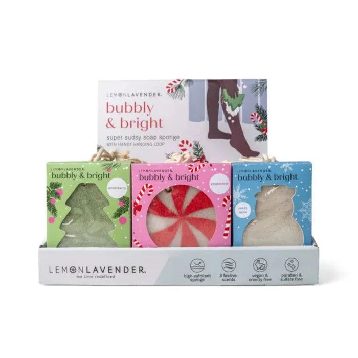 DM Merchandising Lemon Lavender Bubbly and Bright Super Sudsy Soap Sponge