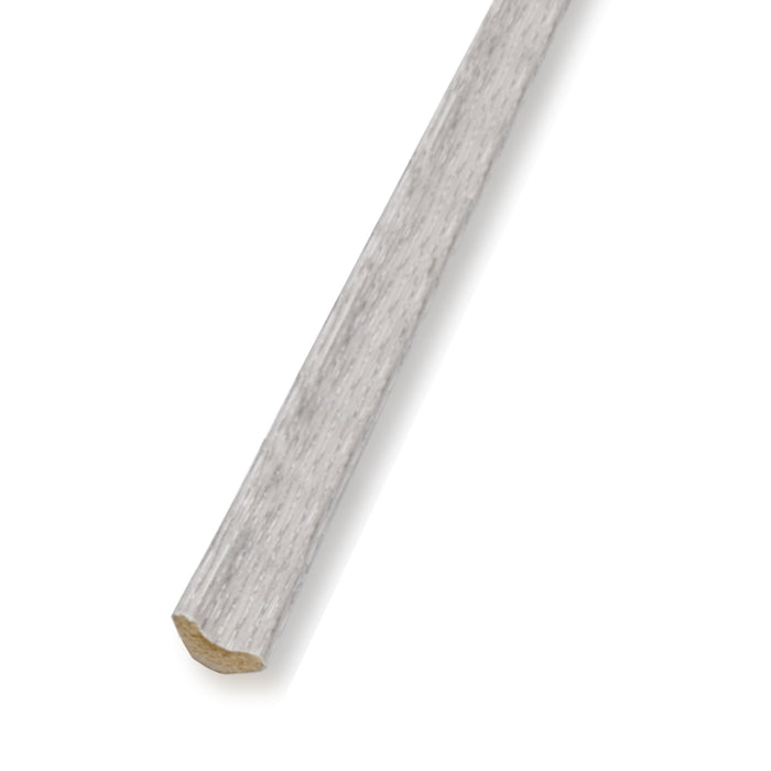 Light Grey Scotia Floor Trim on a white background