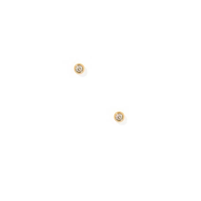 These 2mm clear CZ studs offer the perfect amount of shine in a tiny, minimalist design. Made from 100% surgical-grade stainless steel, these earrings are lightweight, durable, and hypoallergenic, making them ideal for sensitive ears