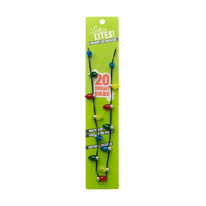 DM Merchandising New Losta Light Light Bulb Necklace with 20 illuminated lights